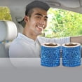thumbnail image 3 of 2 Piezas de Cristal de Diamante para Reposacabezas de Coche, Reposacabezas, Anillos, Decoración Brillante, Fácil de Instalar, Diámetro Interior de 0,6 Azul 02 shamjiam Collares de reposacabezas de coche, 3 of 8