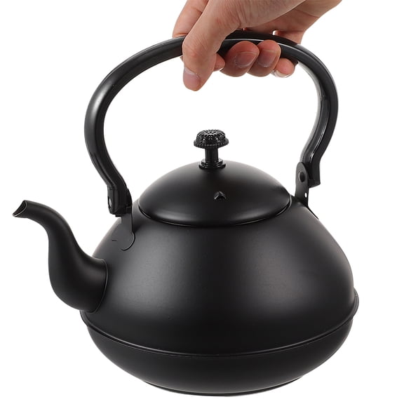 BESTYASH Retro Stainless Steel Kettle for Tea Brewing at Home, 1-Pack Tea Pot with Design