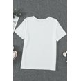 thumbnail image 2 of ABPHQTO Camiseta blanca de San Valentín con estampado de letras de dibujos animados y cuello redondo para mujer, 2 of 5