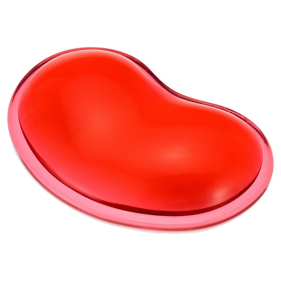 Uxcell Gel Mouse Wrist Rest Mouse Wrist Support Ergonomic Mouse Pad Cushion Comfortable Memory Foam, Red