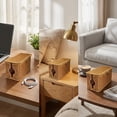 thumbnail image 5 of Plastic Cable Management Box, Decorative Imitation Rattan Cord Organizer Cord Hider Box, Desk Cord Management Box to Hide Cords Cord Management Desktop Organizing Box Cord Box Hider for Home, 5 of 9