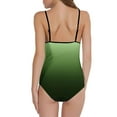 thumbnail image 3 of Amvlyk One Piece Swimsuit for Women Backless Bathing Suits with Chest Pads Slimming Swimwear with Adjustable Spaghetti Straps for Athletic Training Beachwear Modest Swimming Suits, 3 of 3