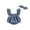 Sky Blue, variant on Bagilaanoe Newborn Baby Girl Summer Denim Rompers Ruffles Fly Sleeve Bodysuits + Headband 3M 6M 9M 12M Infant Casual One Piece Short Jumpsuit