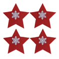 thumbnail image 1 of 10 Piezas Gorro de Navidad Regalos de Navidad Accesorios de Decoración Del Hogar Bolsillos Suministros de Cocina Adornos Bolsa Portacu , Rojo Macarena  Cubiertos de Navidad, 1 of 8