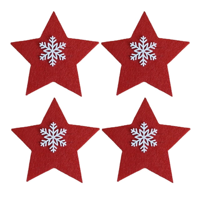 10 Piezas Gorro de Navidad Regalos de Navidad Accesorios de Decoración Del Hogar Bolsillos Suministros de Cocina Adornos Bolsa Portacu , Rojo Macarena Cubiertos de Navidad