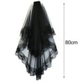thumbnail image 6 of Travelwant Lace Veil, Bridal Wedding Veils Halloween Veil With Comb, 6 of 8