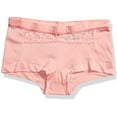 thumbnail image 5 of Maidenform Women's Dream Boyshort Panty, rose bloom pink/rose black, 9, 5 of 6