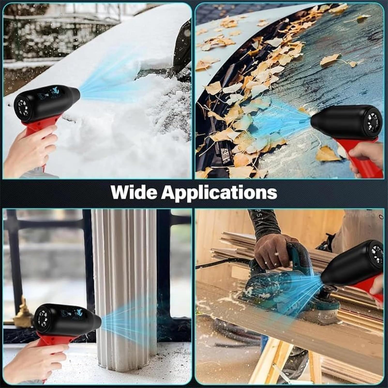 Cordless Air Duster, 3 Speed, 130000RPM, Home Office Car