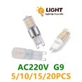 thumbnail image 2 of Amazon-miniluz LED G9 de mazorca de maíz, lámpara halógena súper brillante, no estroboscópica, 3W, 20W, 50W, 2 of 4
