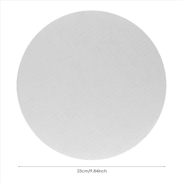 Paquete de 25 para Tartas Blancas, Redondas, de 10 Pulgadas, de CartóN, Redondas, Circulares, Desechables, para Tartas, Bandeja Base