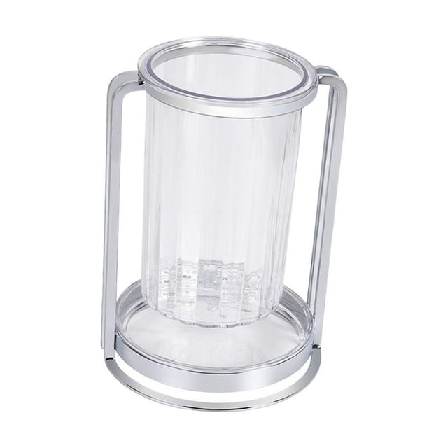 DOLITY Baguettes Support Vaisselle Support de Séchage Multifonctionnel Drainant Baguette Unique Pot Argent
