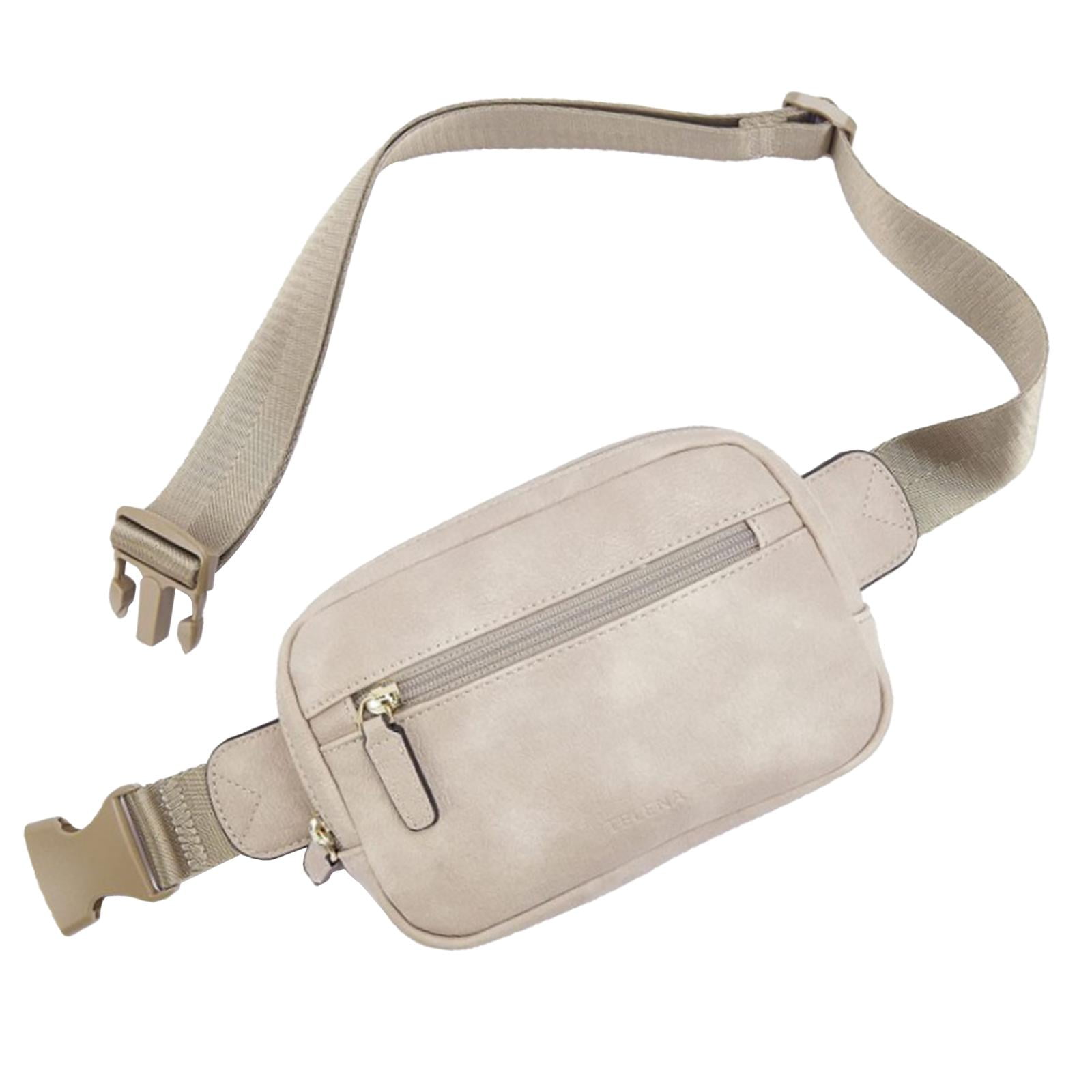 Segolike Belt Bag Handbag Everywhere Shoulder Purse Fashionable Tote Fanny Pack for Women Beige