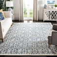 thumbnail image 2 of Safavieh Cambridge Collection CAM123G Handmade Moroccan Premium Wool Area Rug, 3' x 5', Navy Blue / Ivory, 2 of 4