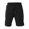 thumbnail image 1 of Big Man Cargo Shorts Mens Cargo Shorts Big, Man Solid Color All-match Running Train Trousers, 1 of 4