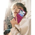 thumbnail image 4 of Vizvera para Motorola Razr 50 Ultra/Razr 60 Pro Funda Tipo Armadura para Teléfono, con Cubierta de Bisagra, Protector de Pantalla Integrado, Funda a Prueba de Golpes con Carga Inalámbrica - Rojo Rosa, 4 of 7