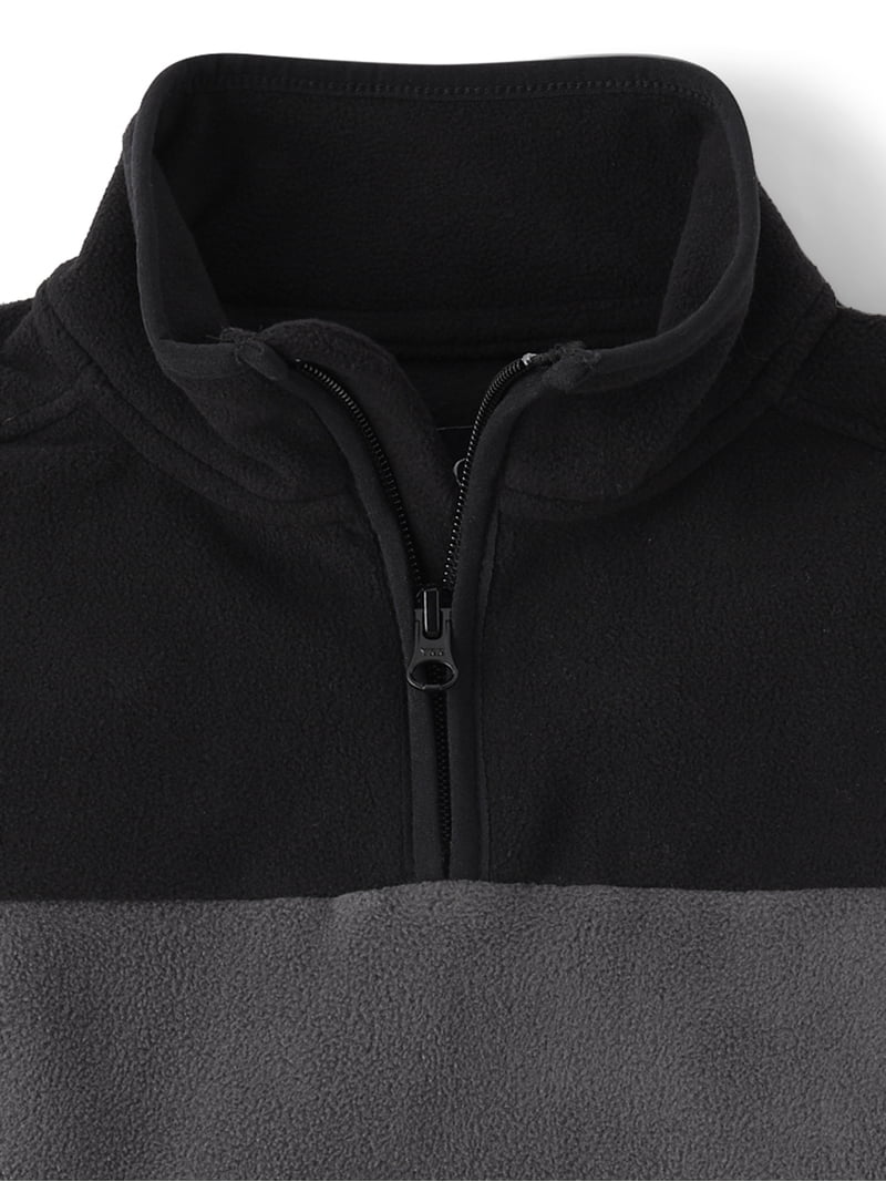 The Children's Place Boys Microfleece Half Zip Pullover - Cozy Long Sleeve Top