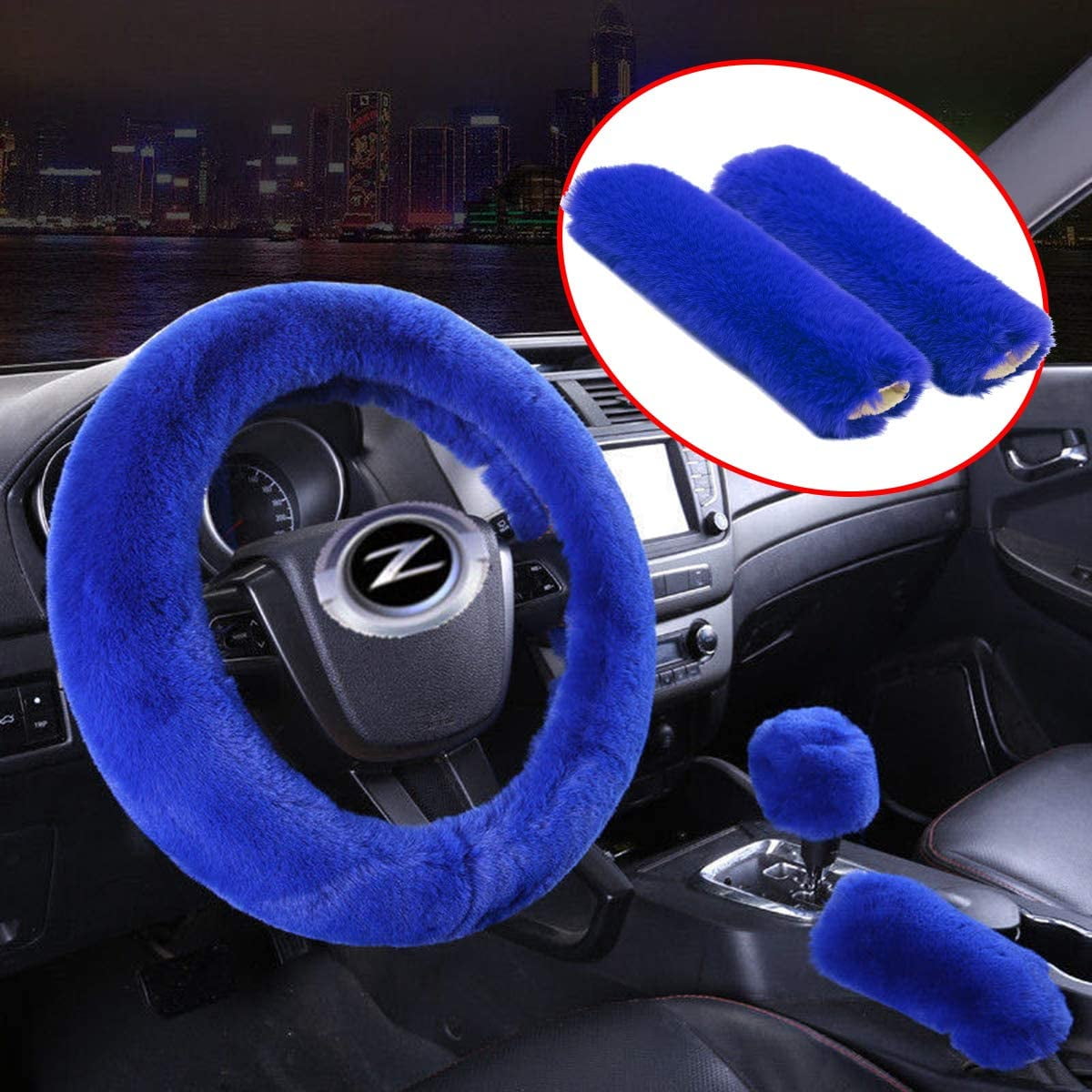 Pcs Car Steering Wheel Cover 