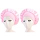 thumbnail image 1 of Paquete de 2 gorros de dormir sólidos de satén para mujer, gorro de noche para dormir, gorro para el cuidado del cabello, gorro de dormir BANYUO Hogar, 1 of 2