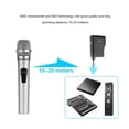 thumbnail image 4 of Braveheart XINGMA PC-K6 Portable Rechargeable LED Wireless Microphone Dynamic Handheld Karaoke Mic VHF with Receiver for KTV/Speech, 4 of 9