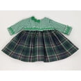 thumbnail image 3 of Girl-Infant Dress- Empire Waist Long Sleeve Check- Plaid Dress with Bloomers, 3 of 11