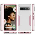 thumbnail image 6 of Feishell Case Fit for Google Pixel 7 6.3 inch,Military Grade Shockproof Protection Hybrid Armor Double Layer Hard PC + Soft TPU Drop Resistant Anti-Fingerprint Phone Cover,White, 6 of 7