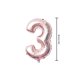 thumbnail image 5 of Yuarrent 16 pulgadas Tamaño grande Oro Plata Rosa Oro Número Globo Cumpleaños Decoraciones para fiestas de bodas Globos de aluminio Niño Niño Juguete Kits de decoración para fiestas Oro rosa tres, 5 of 6