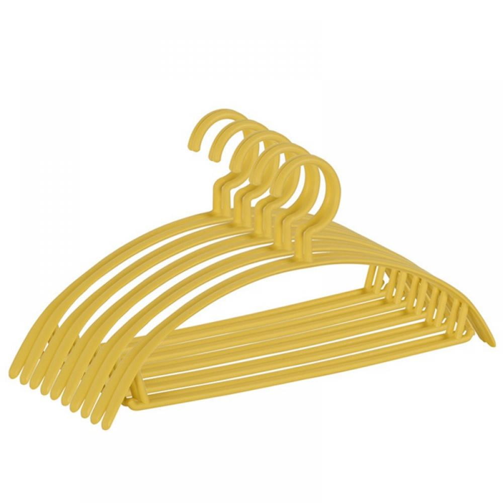10 PCS NonSlip Hangers Semicircle Seamless Plastic Hanger Space Saving