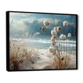 thumbnail image 2 of Designart "Winter Reverie at the Beach I" Nautical & Beach Floater Framed Canvas Wall Art, 2 of 7