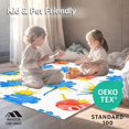thumbnail image 4 of ODIKA 8'x10' Machine Washable Non-Slip Area Rug, Abstract Watercolor Brushstroke Art Modern Expressionist Design High Traffic Rug, Blue, 497794, 4 of 7