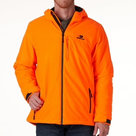 Mossy Oak Blaze Orange Men's and Big Men's Insulated Parka, Up to Size 3XL