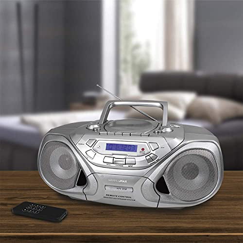 Purple AM/FM Radio USB Port for MP3 Playback Aux-in HANNLOMAX HX-326CD Portable CD/MP3 Player 