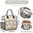 thumbnail image 5 of Pioneer Flower Floral Print Pattern Insulated Leakproof Lunch Box for Women, Large Lunch Bag for Tween Teen Adult, Loncheras Para Mujer for Work Beach Travel Picnic Camping, 5 of 6