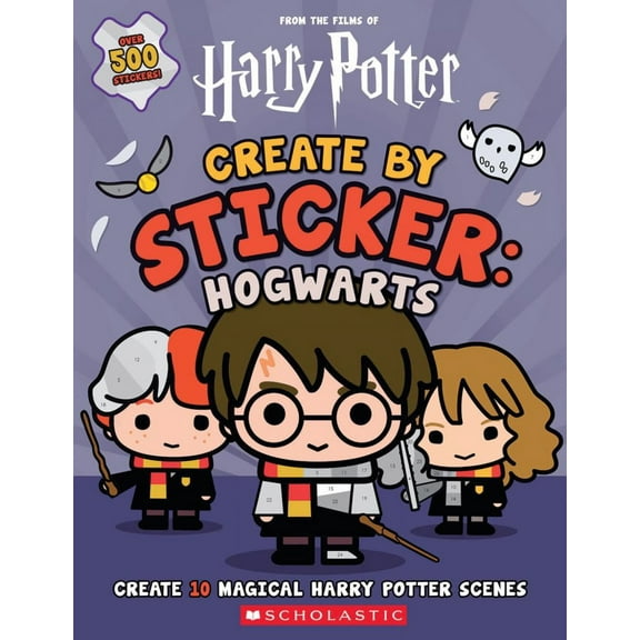 Cala Spinner: Harry Potter: Create by Sticker: Hogwarts (Hardcover)