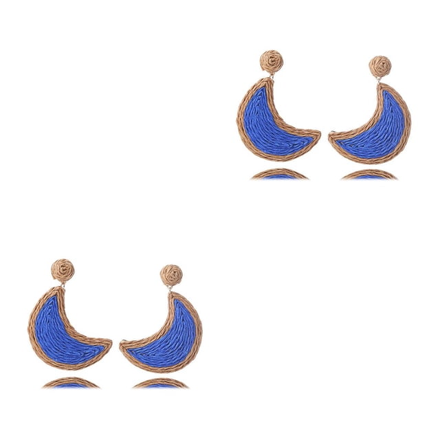 Pendientes colgantes en forma de luna Vintage Qarigey de verano joyería de decoración accesorio colgante para esposa fiesta en la Type5 NO5