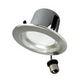 thumbnail image 3 of NICOR Lighting 4 inch LED Recessed Downlight Retrofit Light Fixture in Nickel, 2700K (DCR41061202KNK), 3 of 11