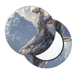 thumbnail image 7 of Cauagu Silver Dragon Mountain Peaks Print Round Stool Covers,Seat Cushion for Round Bar Stool Chair Seat Cover for Bar Round Chair Fits for 12/13/14in Bar Stool Cushion, 7 of 7