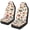 Mushroom Butterfly Floral Print, variant on Chririnla Pink Butterfly Print, Stretch Polyester Car Seat Covers 2 Pack, Removable Front Seat Protector for Auto Interior Decor