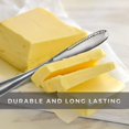 thumbnail image 3 of SHELLTON Stainless Steel Butter Spreader Knife - 3 In 1 Kitchen Gadgets, Curler, Slicer, Shave And Butter Grater with Serrated Edge,Shredding Vegetables Fruits, 3 of 6