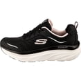 thumbnail image 3 of Zapatilla Skechers d'Lux Walker-Infinite Motion para mujer, negro/rosa, 3 of 7