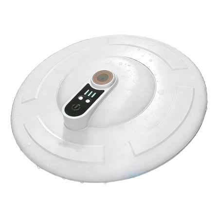 Floating Rechargeable Fishing Bucket with Quiet Aerator Portable Live Bait Tank Oxygen Pump for Minnows Crawfish and Crayfish White