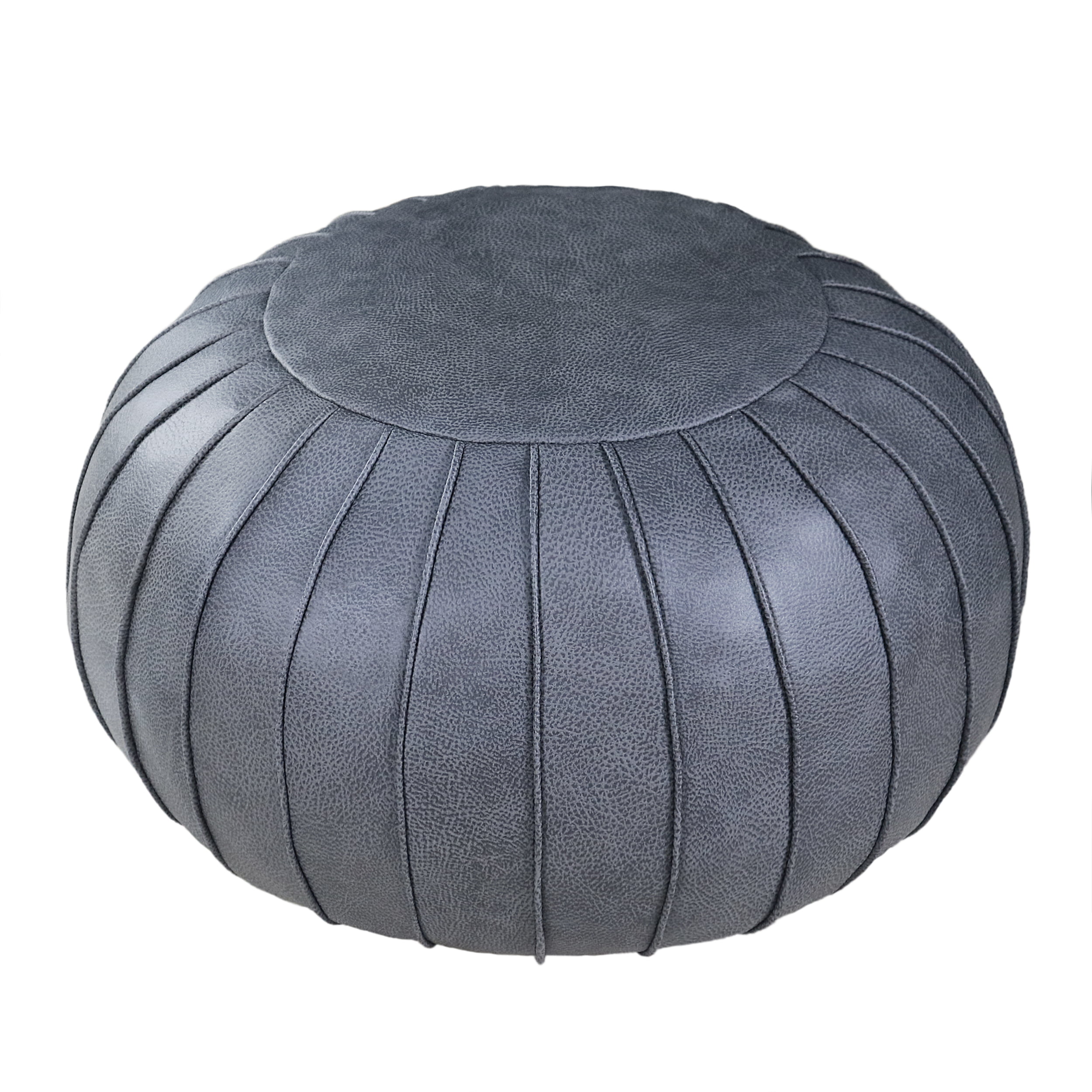 Light Grey ROTOT Decorative Pouf Cover Foot Rest Shell Bean Bag Chair Ottoman Unstuffed & Empty Footstool Storage Solution or Wedding Gifts