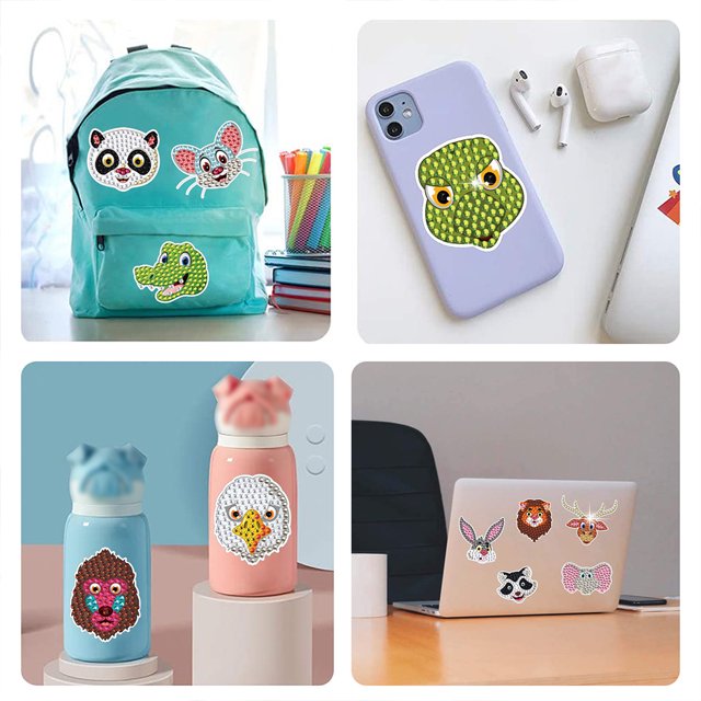 Cuadros Decorativos Kits de pegatinas de pintura de diamante DIY regalo creativo para niños (BT410) DQrwqpou embutido en tela