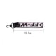 thumbnail image 4 of OFF-WHITE Bordado Blanco Roto Corto Teléfono Móvil Cordón Soporte Correa Llavero 1PCS, 4 of 4