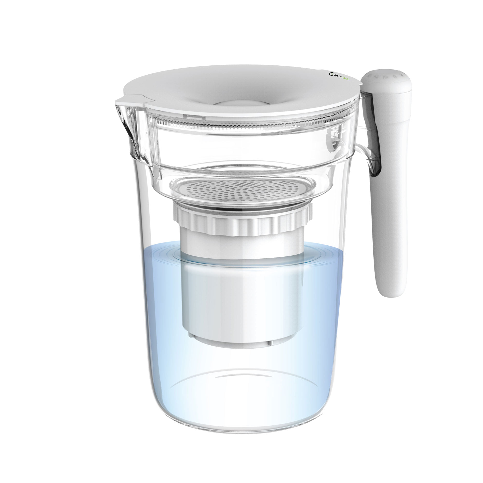 Zero 0 TDS Arsenic and More Lead BPA Free 8 Cups 5 Stage Filter Iron Fluoride Removes Chlorine InvisiClean Water Filter Pitcher Mercury