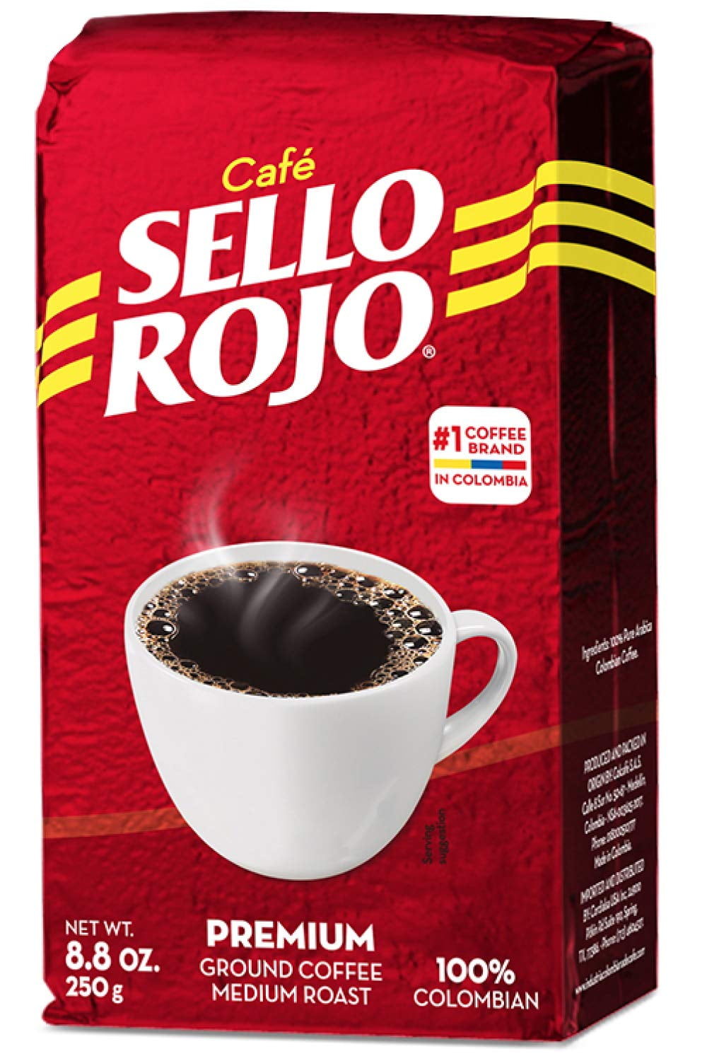 Café Sello Rojo Premium Colombian Coffee Medium Roast