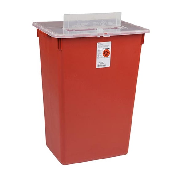 Monoject Sharps Container 10 gal. Horizontal Entry Case of 6