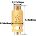 thumbnail image 2 of 3 Packs 383EEL3002D Dryer LP Gas Conversion Kit Compatible with LG, Dryer LP Gas Parts Assembly Compatible with Kenmore DLGX5102V, DLGX5102W, RN1317AS, RN1317TS, 2 of 7
