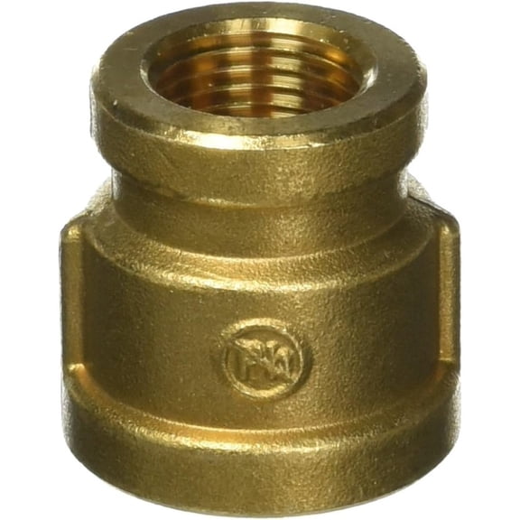 LASCO 17-9287 3/4-Inch Female Pipe Thread by 1/2-Inch Female Pipe Thread Brass Bell Reducer