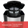 thumbnail image 6 of Black + Decker - Single-Serve Coffee Maker for Ground Coffee or Pods, Includes Insulated Cup, Black, 6 of 8