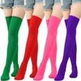 thumbnail image 2 of Calcetines largos hasta el muslo para mujer Calcetines hasta el muslo por encima de la rodilla Calcetines largos, 2 of 5